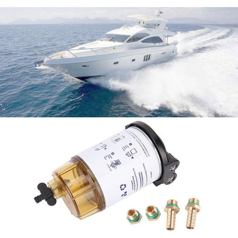 Système de séparation d'eau pour moteur hors-bord marin avec filtre à carburant 35‑60494‑1 (1/5)