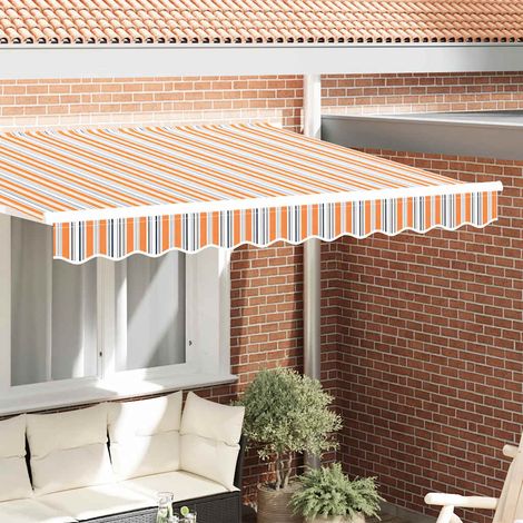 Repuesto de volantes para toldo Multicolor 2,5 m Poliéster