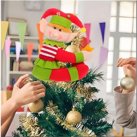 Décorations de Noël, décorations de lutins en peluche uniques et amusantes (à accrocher au sapin de Noël), décorations de (1/4)
