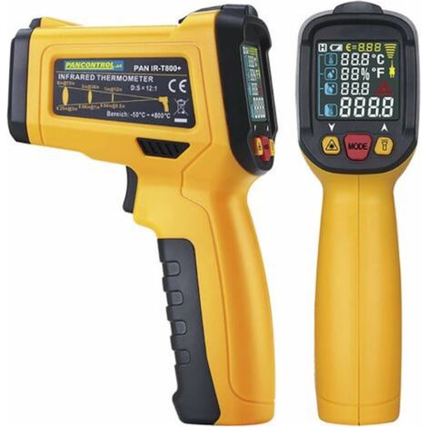 Termometru infrared profesional 12:1, Pan Ir-T800+, display laser, waterproof, 0.1oC rezolutie, set scule (1/5)