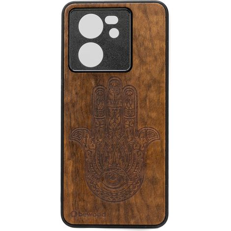 Bewood Holzgehäuse für Xiaomi 13T / 13T Pro HAMSA IMBUIA (1/2)