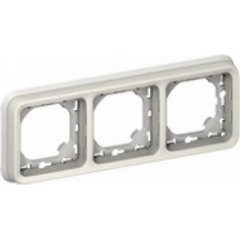 Legrand 069698 - Plate support - for Prog Plexo modular recessed white - 3 horizontal positions