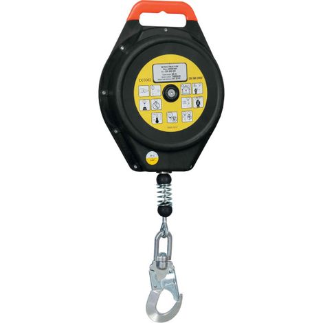 Bloque anticaídas retráctil cable 25-28 m - EN 360 (ref. CR300) 28m