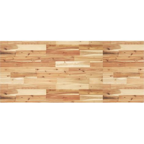 Waschtischplatte Ölbeschichtung 120x60x4 cm Massivholz Akazie