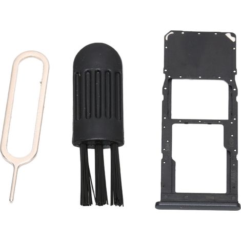 Support de tiroir pour carte SIM, remplacement pratique du tiroir pour carte SIM avec bouton d'éjection ouvert pour Samsung Galaxy A12 A125U A125U1 (1/5)