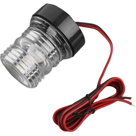 Feu de navigation LED 12-24 V pour yachts/bateaux, feu de poupe à 360° (1/5)
