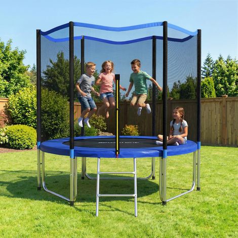 Trampoline filet protection échelle extérieure 305 cm