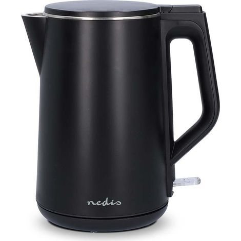 Pricenet Nedis KAWK361EBK Elektrischer Wasserkocher Schwarz 1,5L
