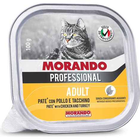 CIBO GATTO MORANDO VSC 100 G PATE POLLO TACCHIN- 32,0 pz