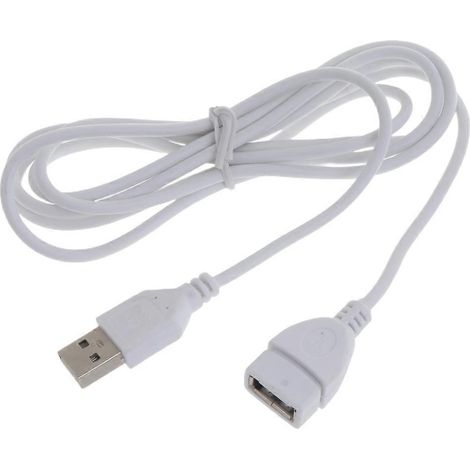 USB-Verlängerungskabel (Stecker auf Buchse) für PC, Tastatur, Drucker und USB-Lüfter