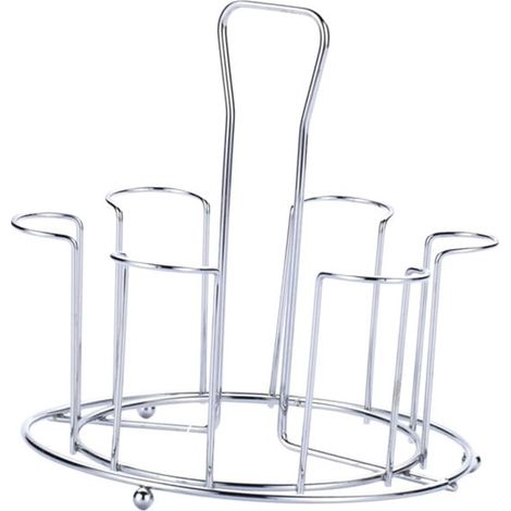 Scolabicchieri da vino, scolata tazze, scaffale portaoggetti per pensili da cucina, scolapiatti invertito per uso domestico, scaffale portaoggetti (1/3)