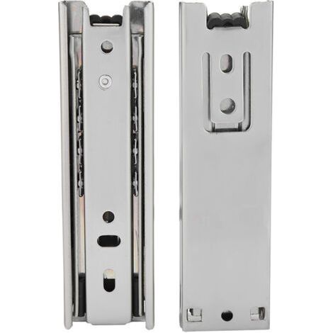 pezzi di mini guide per cassetti corte da 5 pollici, binari di guida per mobili a estrazione totale, accessori per mobili da cucina (1/4)