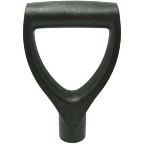 Manche D Grip en plastique noir pour bêche et pelle – Compatible outils 3 cm – Installation facile – Résistant aux chocs et aux intempéries (1/5)
