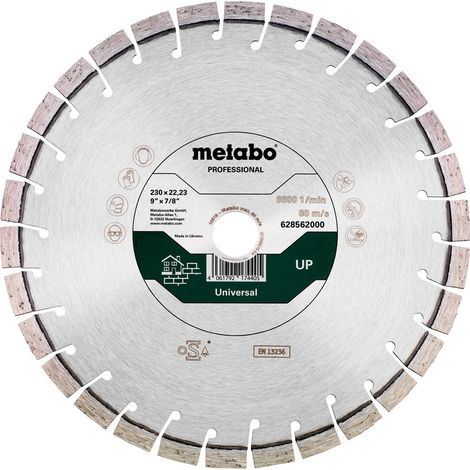 Metabo Diamant DIA Trennscheibe 230x22,23mm Up Universal Professional 628562000 (1/5)