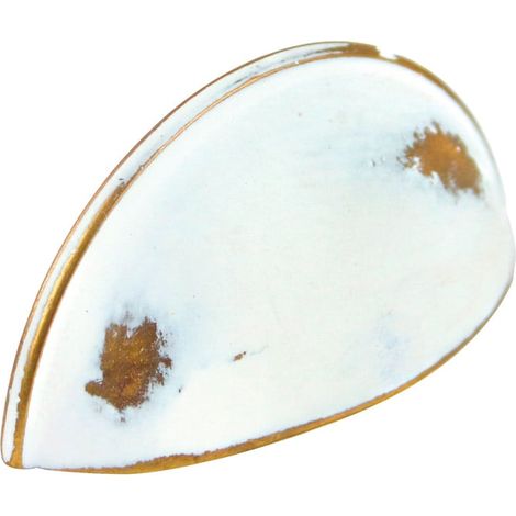 Concha 55 mm Modelo Antique Decape Blanco (1/2)