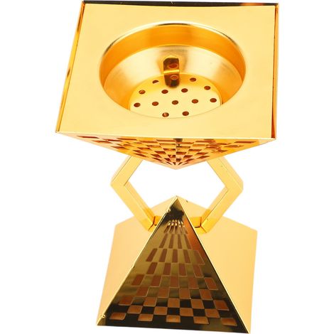 Brûleur d'encens aromathérapie et charbon de bois pour décoration de bureau, spa, yoga, méditation, en résine (1/5)