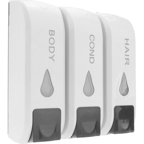 Distributeur de savon mural pour douche. 3Un réservoir de stockage de liquide rechargeable (1/5)