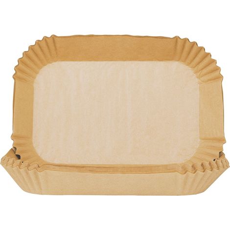 Inserti di carta per friggitrice, rettangolari, 22x14x4,5cm, 100 pezzi, KLAUSBERG KB-7783 (1/3)