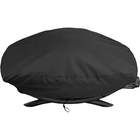 Waterproof cover for Weber Q1000, Q100, Q1200, Q1400, 7110, 7111 gas grills.