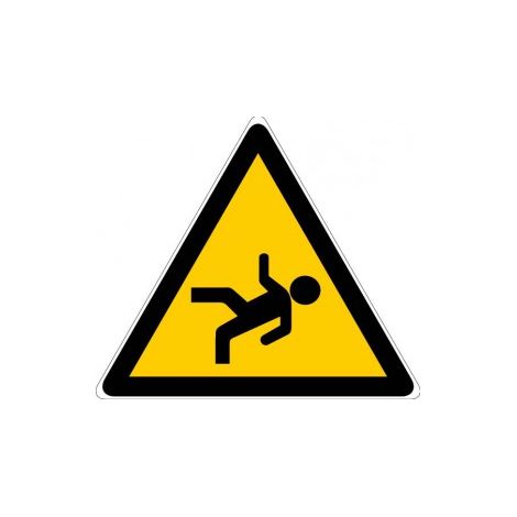 Panneau Danger de chute - Rigide Triangle 300mm - 4200163