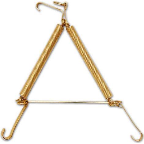 Appendi Piatti Appendipiatti a Molla in Acciaio 22-33 cm misura N3 conf. 10 Pz