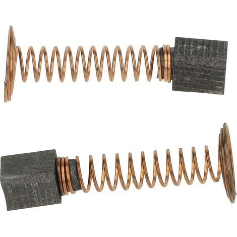 vhbw 2x spazzola carbone compatibile con Dremel 4300 con nº F 013 430 046, F 013 430 049 utensile elettrico - Spazzola motore, 9,7 x 6 x 4,75 mm