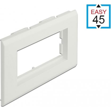 Delock Porta-mÃ³dulos Easy 45 para canal de instalaciÃ³n 130 x 80 mm