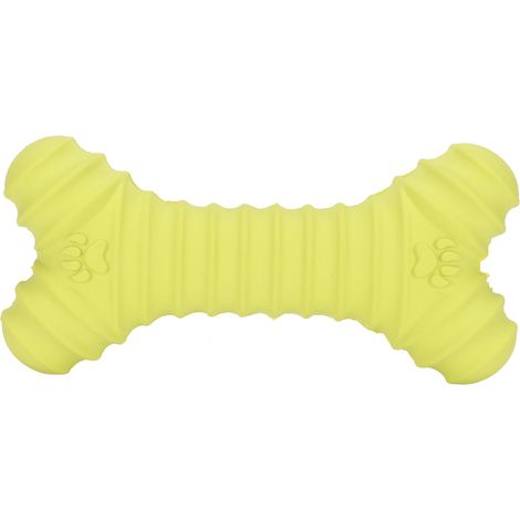 Kauspielzeug für Welpen, Beißknochen aus Latex, quietschender und bequemer Beißring für Haustiere, grün (1/5)