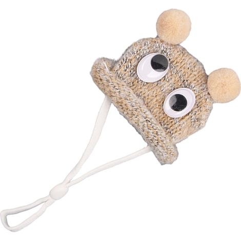 Grazioso cappellino per piccoli animali, cinturino regolabile, Mini-giallo