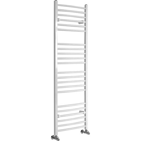 Hudson Reed Artle - Sèche-Serviettes Design Moderne Blanc - Incurvé 160 cm x 49.8 cm