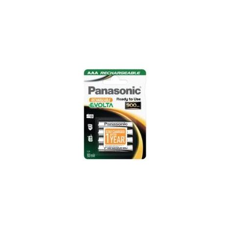 Panasonic 900mAh NiMh AAA Mini Stilo AAA Nichel-Metallo Idruro (NiMH) (1/2)