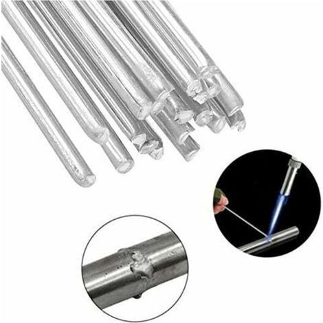 Trimec – Baguette de soudure à l'arc 50 pièces aluminium 2,0 mm – Résistance à la corrosion – Soudage à basse température – 33 cm
