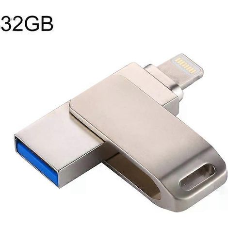 Clé USB 2-en-1 32 Go pour iPhone, iPad et Android - (1/5)