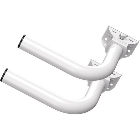 Support de fixation pour pont sans fil (lot de 2), réglable à 150°, en acier inoxydable, universel, pour poteau en J. (1/5)
