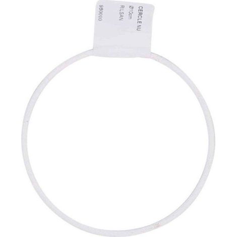 Graine Créative - Armature abat-jour cercle Ø 10 cm blanc (1/2)