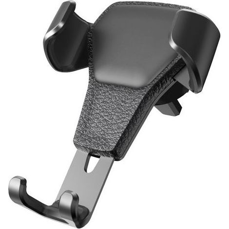 Support de téléphone pour voiture réglable à fixation par pince adapté pour une installation sur le pare-brise, le tableau de bord ou la grille d'aération. (1/5)