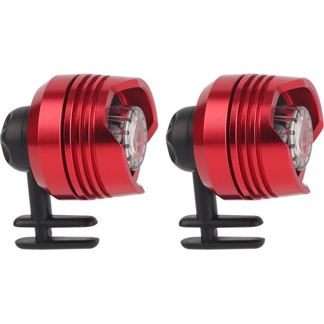 Zwei dekorative, phosphoreszierende, perforierte, schuhförmige Lampen, ideal zum Spazierengehen, Joggen, Campen, originelle Geschenke, rot. (1/4)