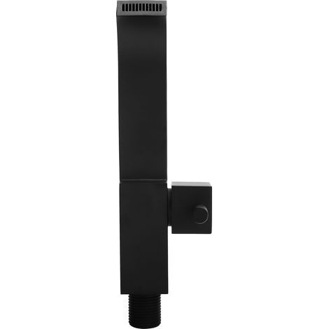 G1/2 Einzel-Kaltwasserarmatur zur Wandmontage für Badezimmer, Waschbecken, Mopp, Pool, Schwarz (1/5)
