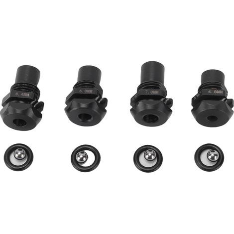 Kit de 4 Embouts de Rivetage (Nez de Rétention) - Tailles 3/16" à 9/32", pour Riveteuse Milwaukee M18 (1/5)