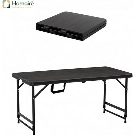 Schwarzer Esstisch 118 x 60 x 74 cm HOMAIRE (1/5)