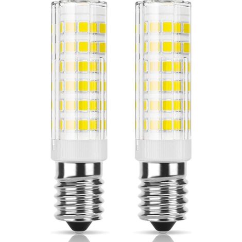 E14 LED-Dunstabzugshaubenlampe, 5 W, entspricht 50 W Halogen, 550 lm, Kaltweiß 6000 K, kleines Edison-Schraubgewinde, nicht dimmbar, 2 Stück (1/4)