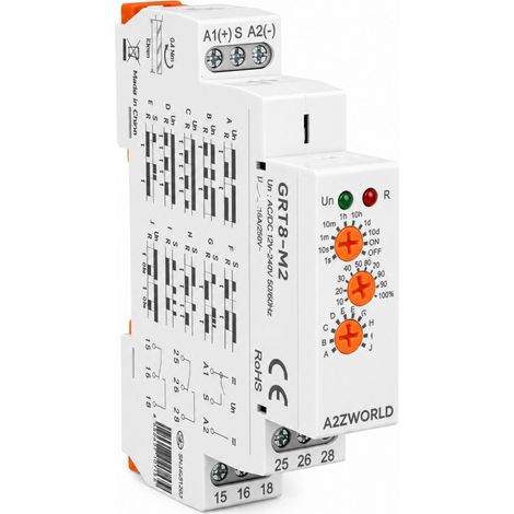Relè Temporizzatore Modulare, Silenzioso AC/DC 12V 24V 240V