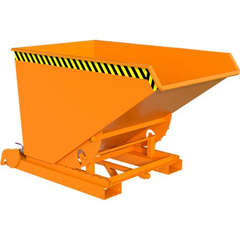 Bauer Südlohn Bac à copeaux S4A 1200, peint, orange jaune (1/5)