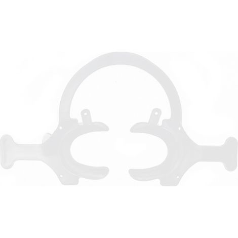 Ouvre-bouche dentaire rétracteur joue-lèvre en forme de C avec poignée, accessoire pour dentiste (taille S) (1/5)