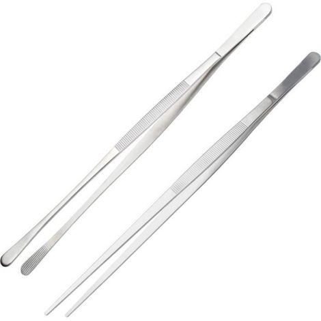 Pince de Cuisine INOX, Ensemble de 2 Pièces, Outils de Barbecue et de Cuisine Pratiques (1/5)