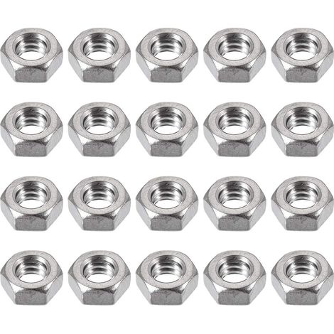 Hexagonal écrou Attache 3/16 inch-24 Acier Inoxydable pour Vis Boulon 20Pcs (1/3)