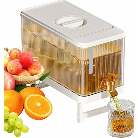 Getränkespender – Glasbehälter – 4,5 l – Auslaufsicherer Hahn – Wasser, Saft, Limonade, Tee – 1 Stück (1/5)