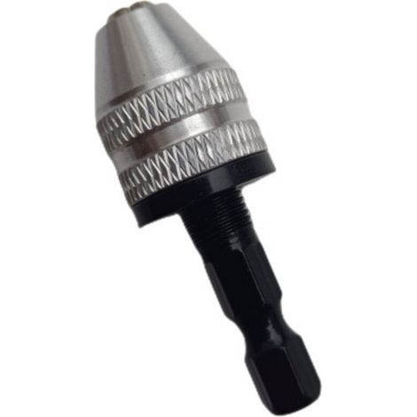 Mandrin de perçage à trois mors autocentrants à queue hexagonale à changement rapide (0,3-6,5 mm) mandrin de perçage pour meuleuse électrique (3,6 mm) (1/4)