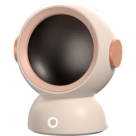 Mini radiateur soufflant portable silencieux, chauffage rapide 220V prise EU, pour bureau bureau rose (1/5)