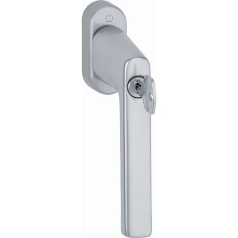 Manilla para ventana Hamburg 0700LS/U26 100NM Alu.F1 Alu.plata 32-42mm Stand.HOPPE